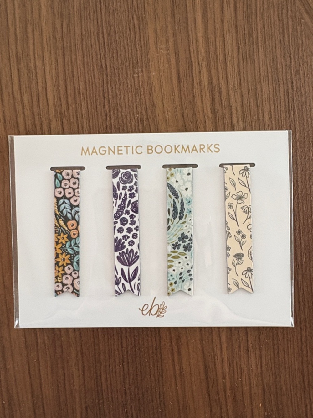 2/$10 Floral Magnetic Bookmark Set